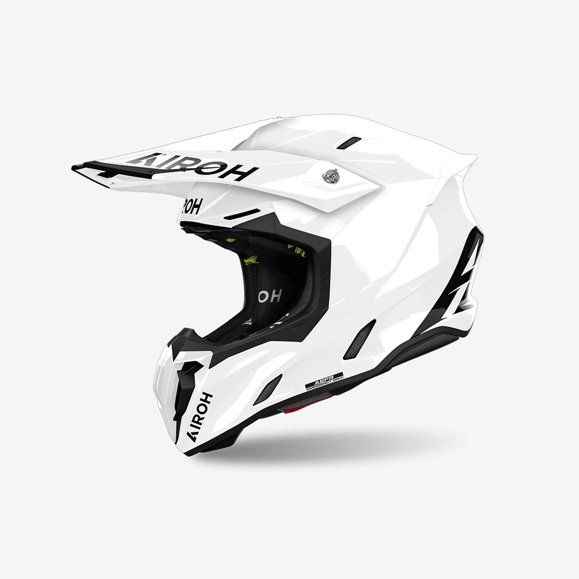 Airoh Twist 3 Color White Gloss Helmet – Regina Specialties