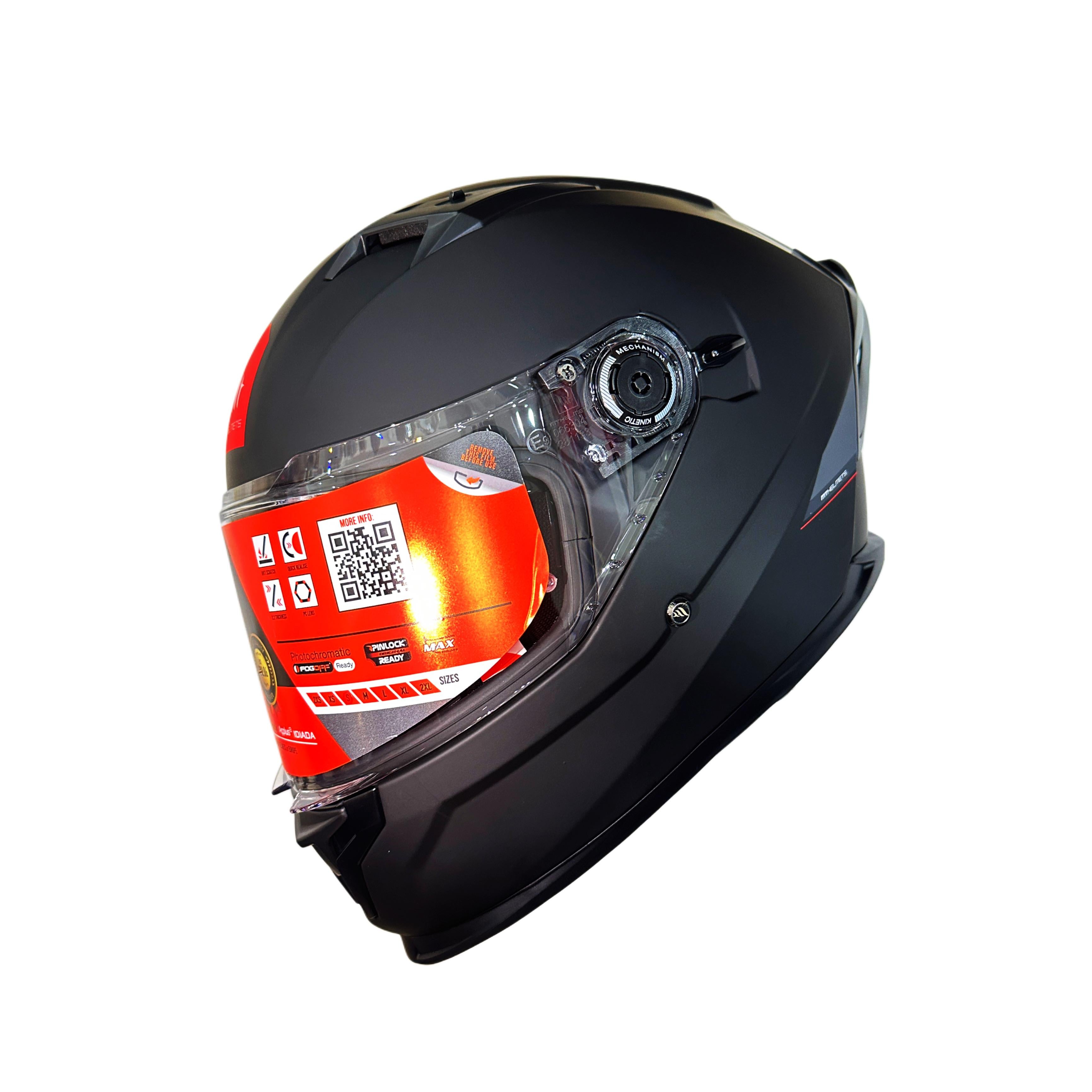 Motorcycle Helmets Mt Full Black Helmet MT Braker SV Matt Black
