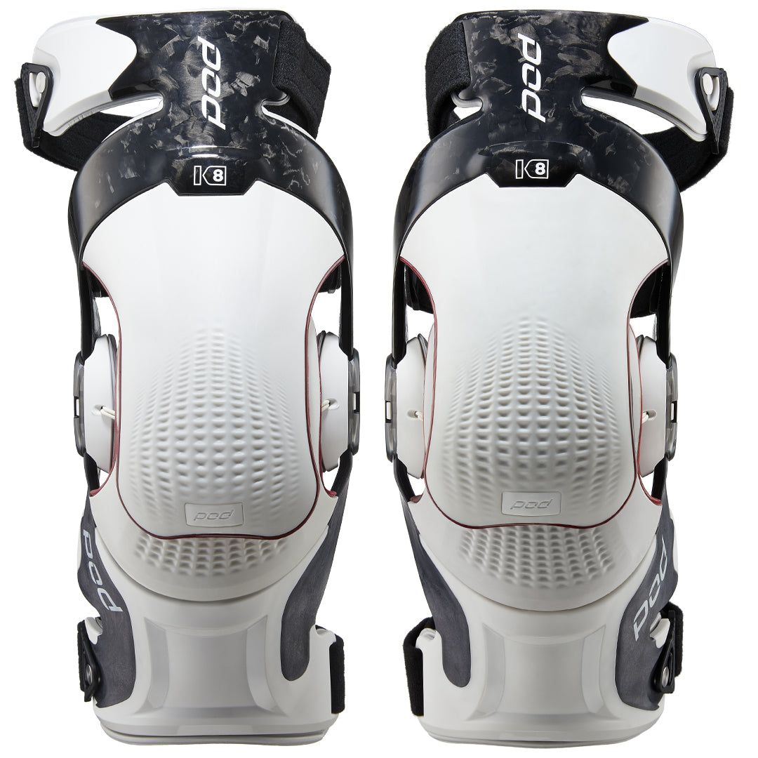 POD K4 Knee Brace M/Lホワイト/ブラック ORTEZY POD K4 2.0 WHITE/BLACK - FOX.SKLEP.PL