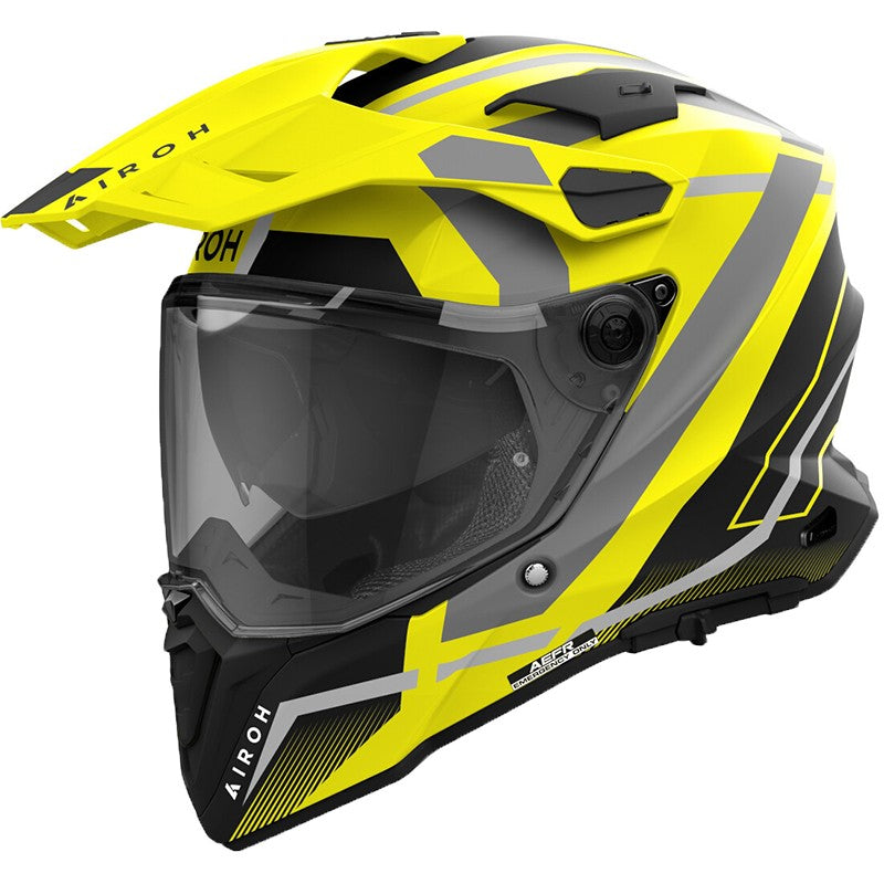 (今週限定)Airoh Strycker Helmet yellow matt AIROH STRYCKER SHADED YELLOW GLOSS