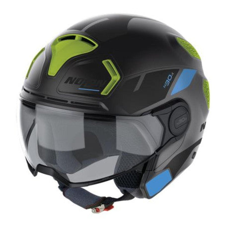 grey nolan helmets Nolan N30-4 T Blazer 028 Flat Black (Lava Grey) Helmet – Regina Specialties