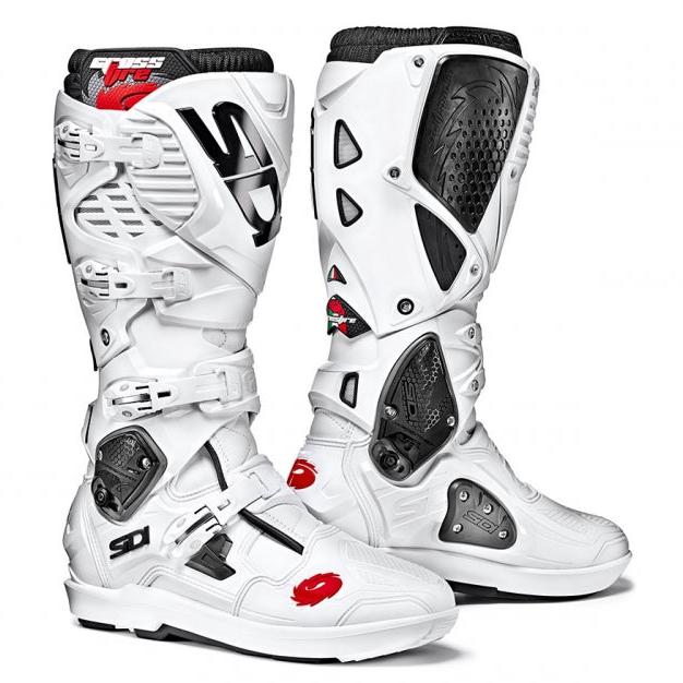 SIDI Crossfire 3 SRS White/White Boots (NEW 2024) – Regina