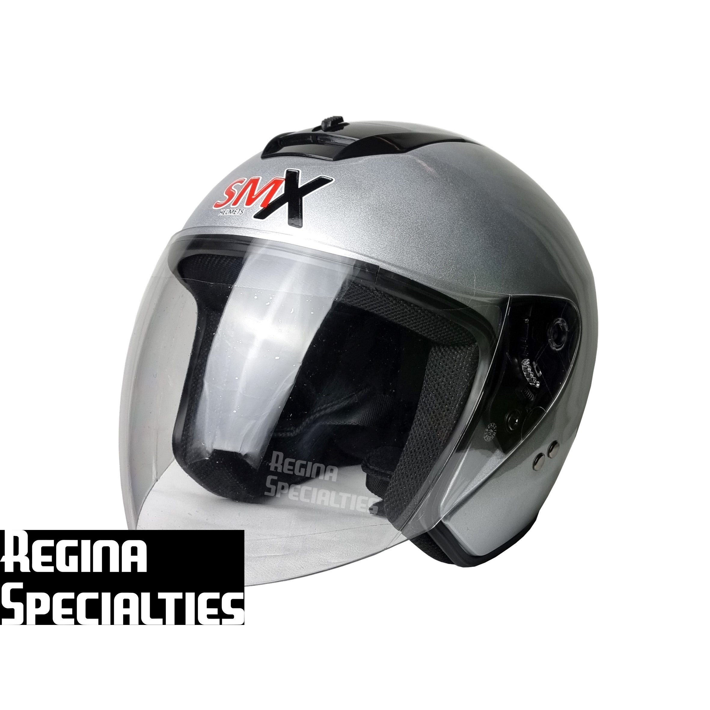SMX Basic Silver Helmet – Regina Specialties