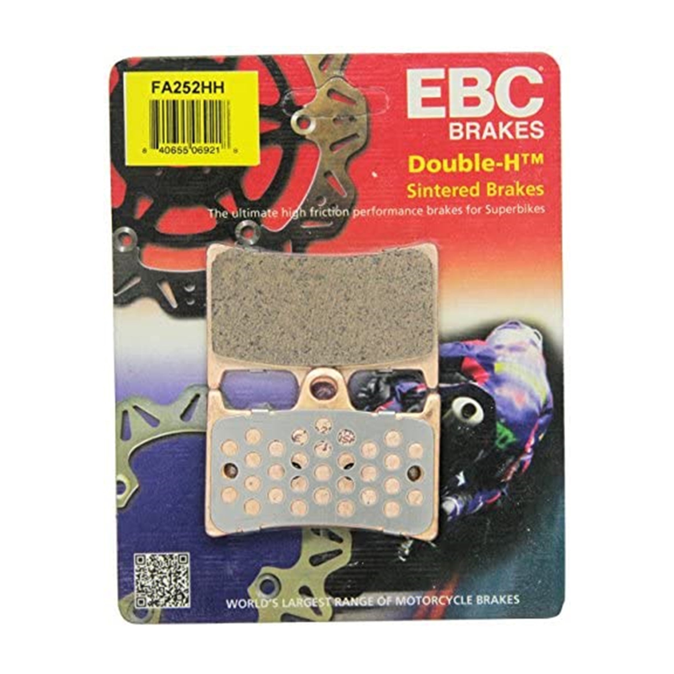 thumbnail image 2 of EBC Brakes FA252HH Sintered Brake Pads – High Performance 2 of 6