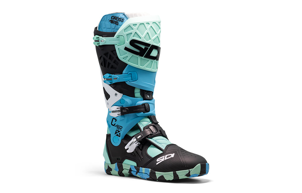 SIDI Crossair X Light Blue/ Black/Mint Boots