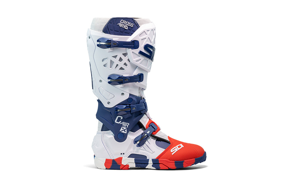 SIDI Crossair X White/ Navy/ Red Boots (NEW 2025)