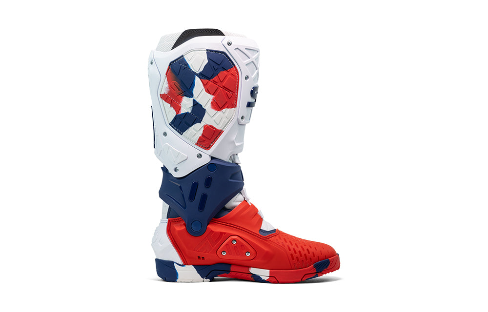 SIDI Crossair X White/ Navy/ Red Boots (NEW 2025)