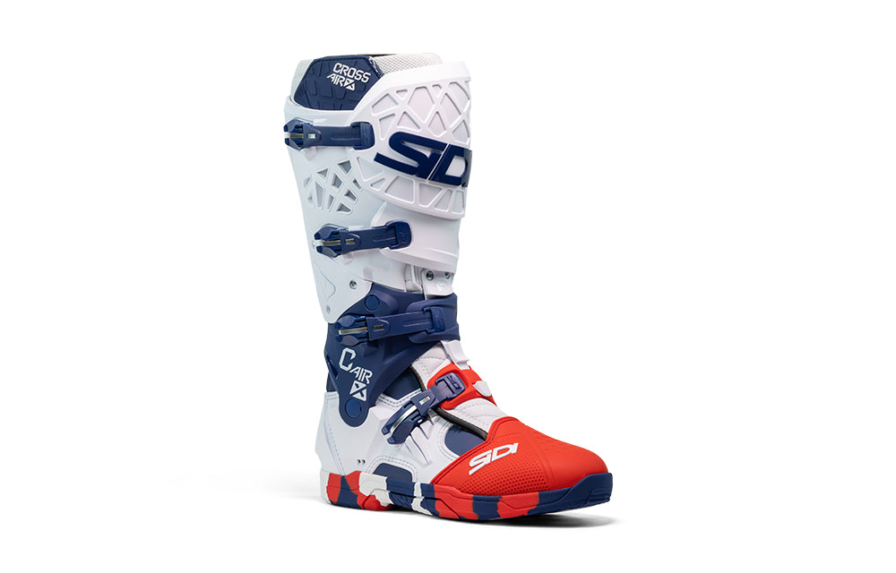 SIDI Crossair X White/ Navy/ Red Boots (NEW 2025)