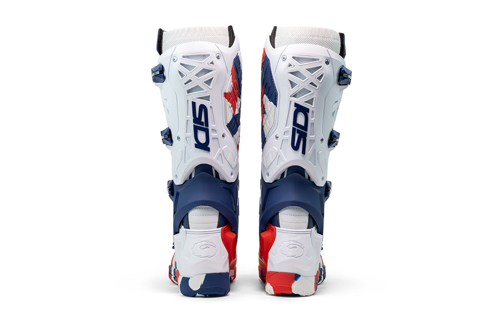SIDI Crossair X White/ Navy/ Red Boots (NEW 2025)