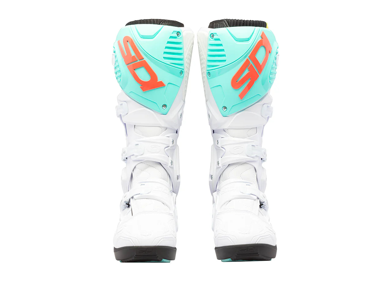 SIDI Crossfire 3 SRS White Fluo Mint Fluo Coral