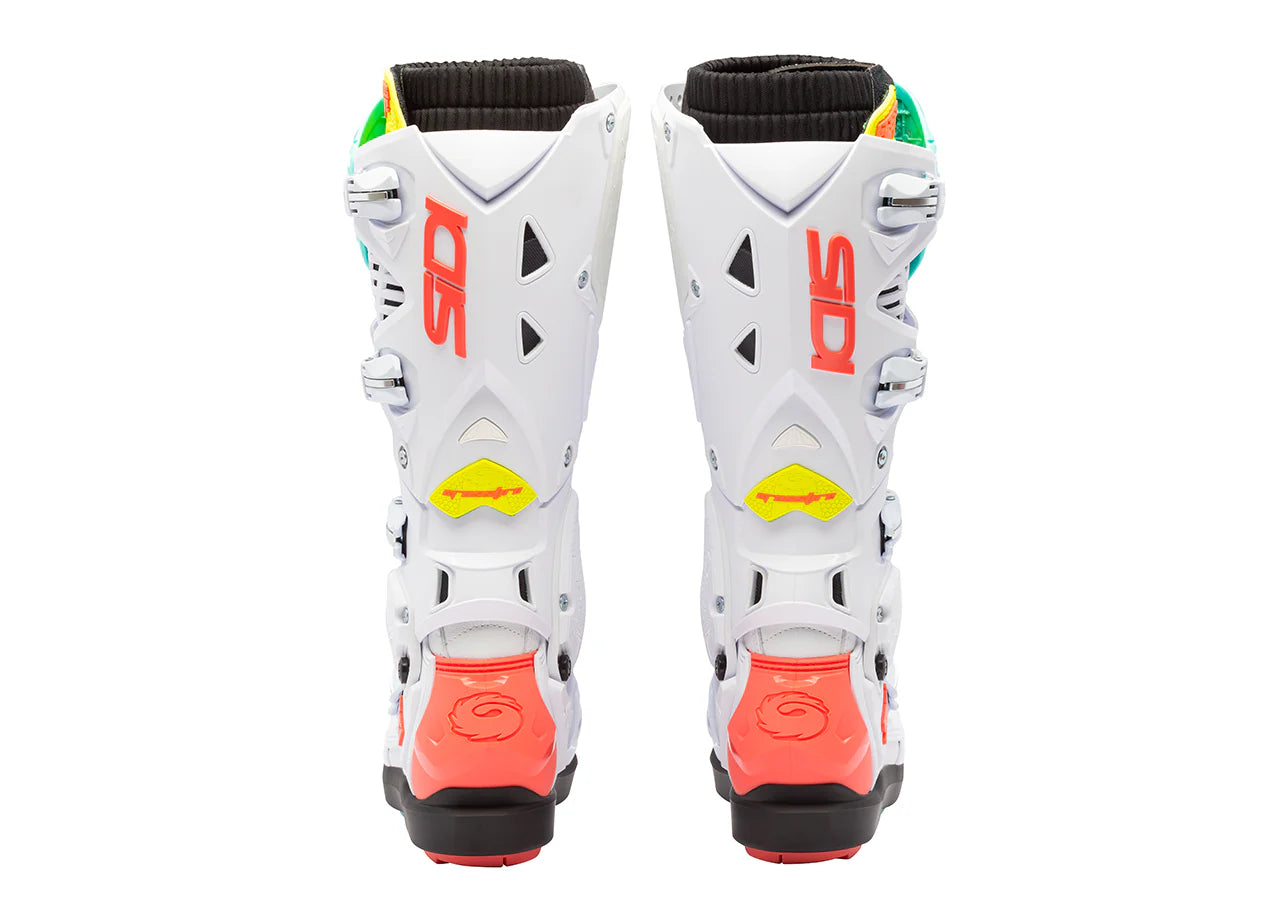 SIDI Crossfire 3 SRS White Fluo Mint Fluo Coral