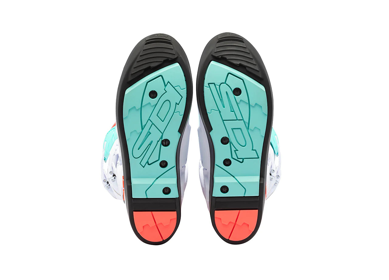 SIDI Crossfire 3 SRS White Fluo Mint Fluo Coral