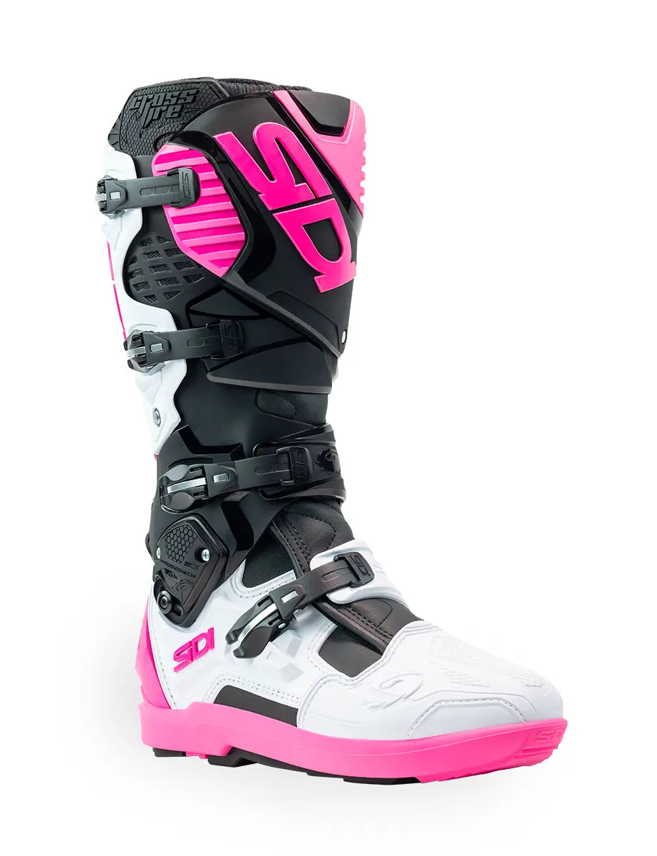 SIDI Crossfire 3 SRS Black/White/Pink Boots