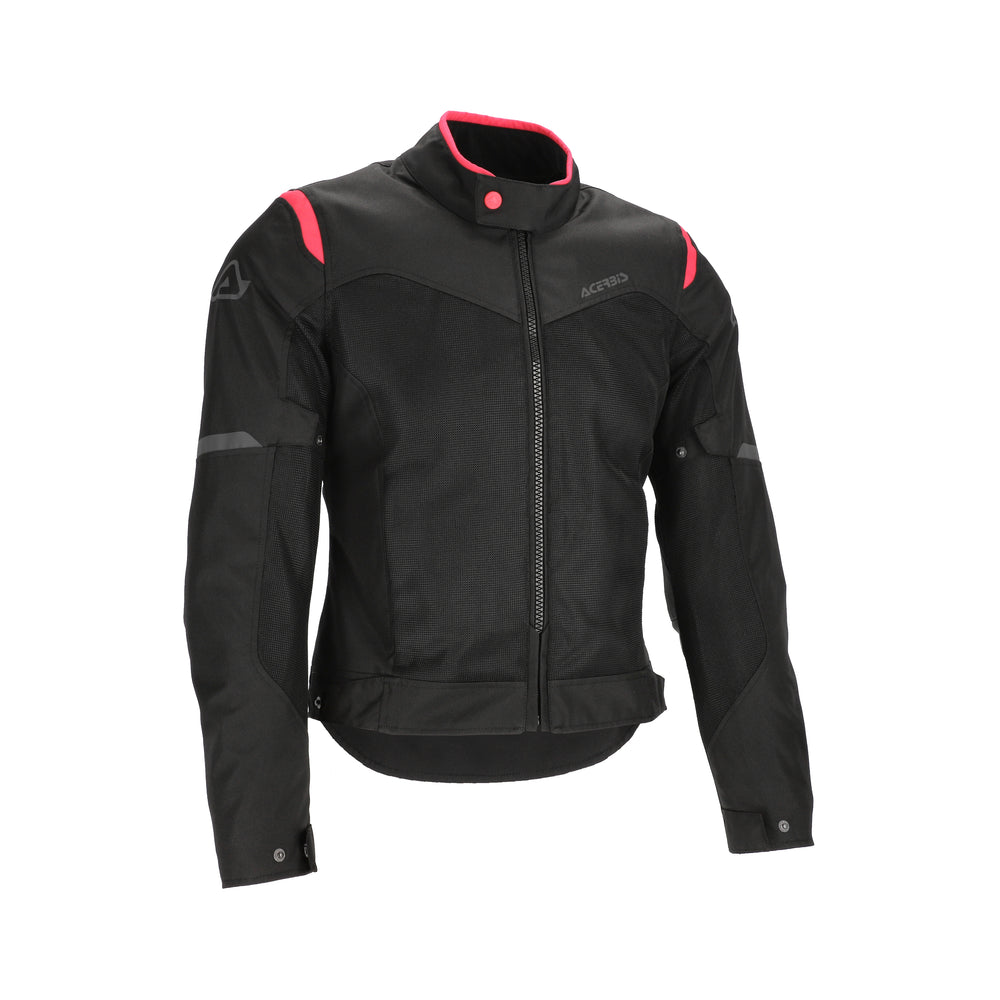 Acerbis CE Ramsey Vented 2.0 Lady Jacket Black Pink