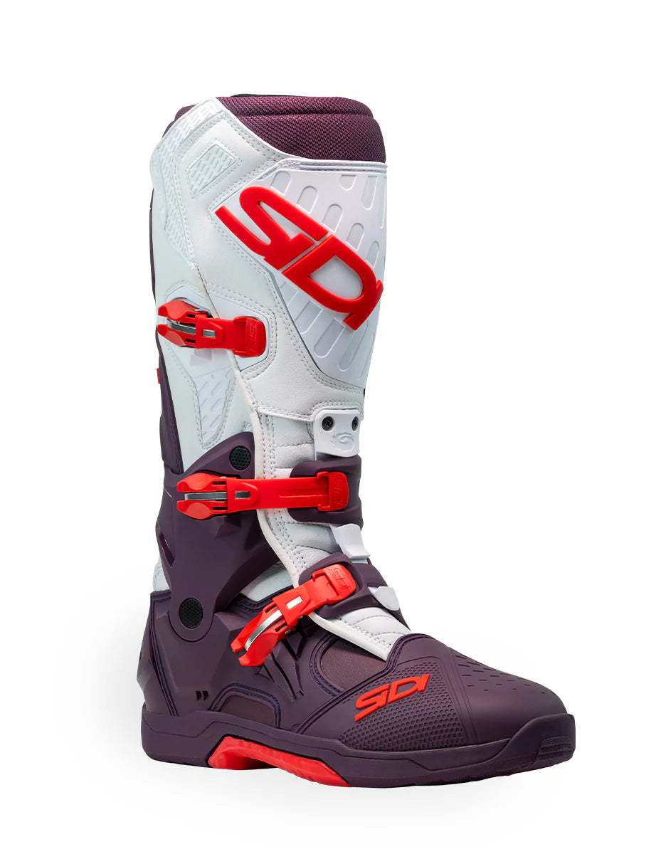 SIDI Crossair Wine/White Boots