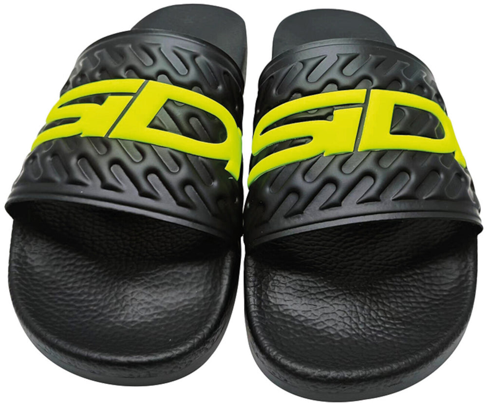 SIDI Pit Slides Black Yellow Fluo