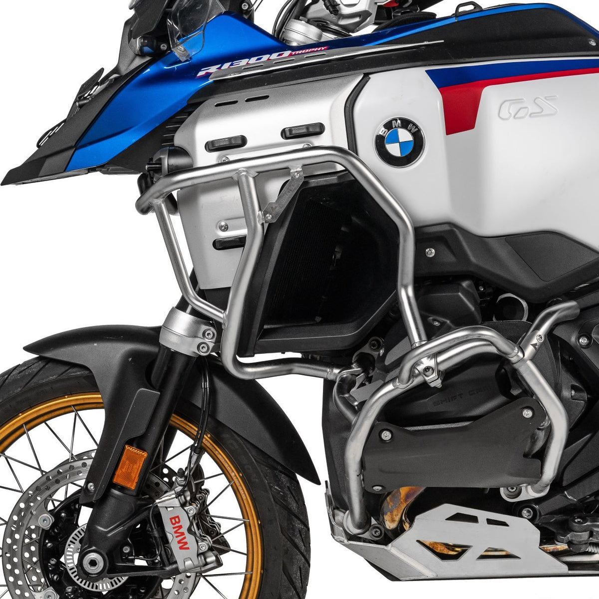 Touratech Silver Fairing crash bar set "ADV Pro" for BMW R1300GS Adventure (01-035-5171-0)