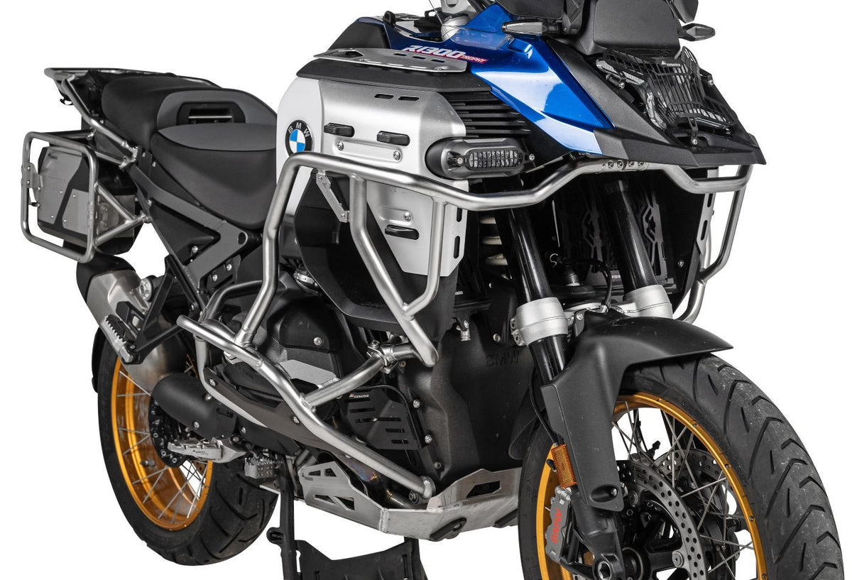 Touratech Silver Fairing crash bar set "ADV Pro" for BMW R1300GS Adventure (01-035-5171-0)