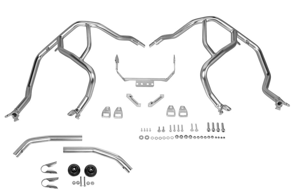 Touratech Silver Fairing crash bar set "ADV Pro" for BMW R1300GS Adventure (01-035-5171-0)