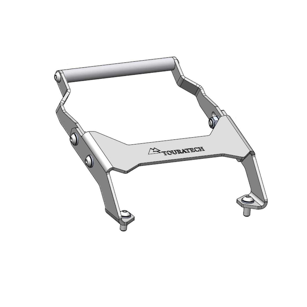 Touratech Silver GPS handlebar bracket above the instruments, height-adjustable for BMW R1300GS/ Adventure (01-035-5414-0)