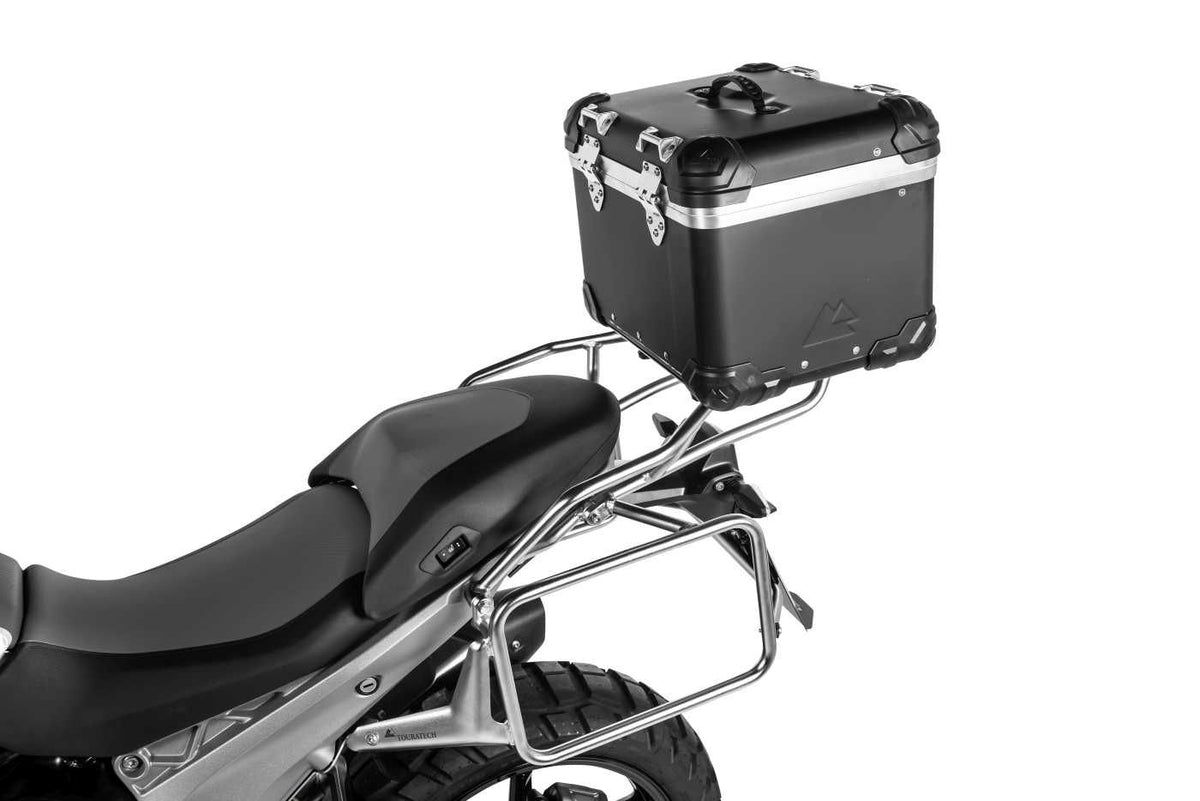 Touratech Silver Motorcycle ZEGA Topcase / Luggage rack for BMW R1300GS (01-035-5455-0)
