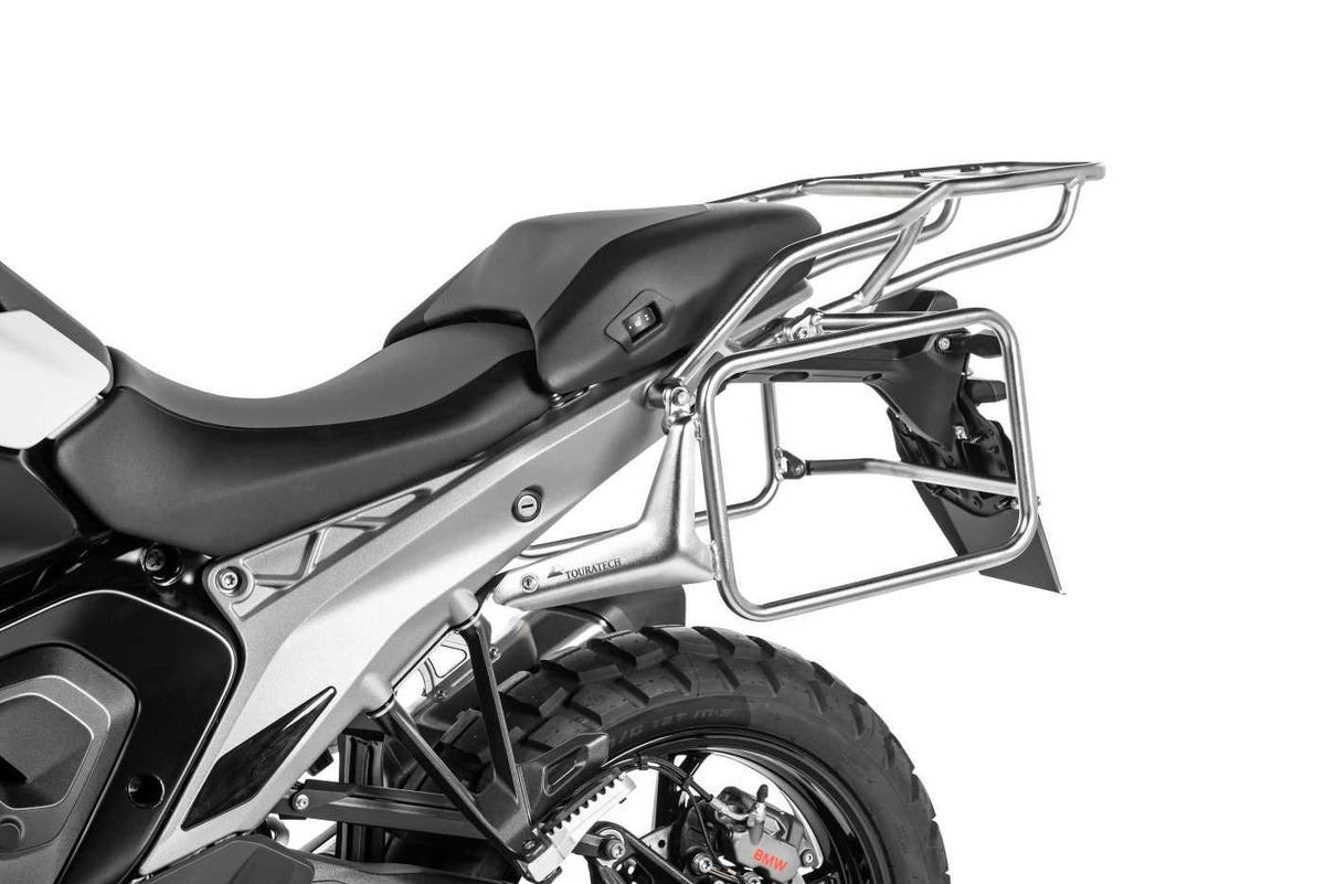 Touratech Silver Motorcycle ZEGA Topcase / Luggage rack for BMW R1300GS (01-035-5455-0)