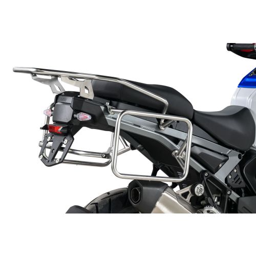 Touratech  Motorcycle ZEGA SIlver Topcase / Luggage rack for BMW R1300GS Adventure (01-035-5457-0)