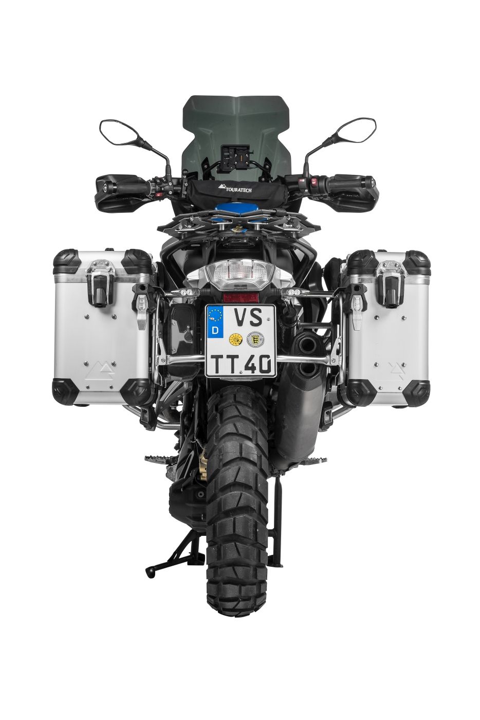 Motorcycle aluminium pannier system ZEGA Evo for BMW R1250GS/ R1250GS Adventure/ R1200GS (LC)/ R1200GS Adventure (LC)