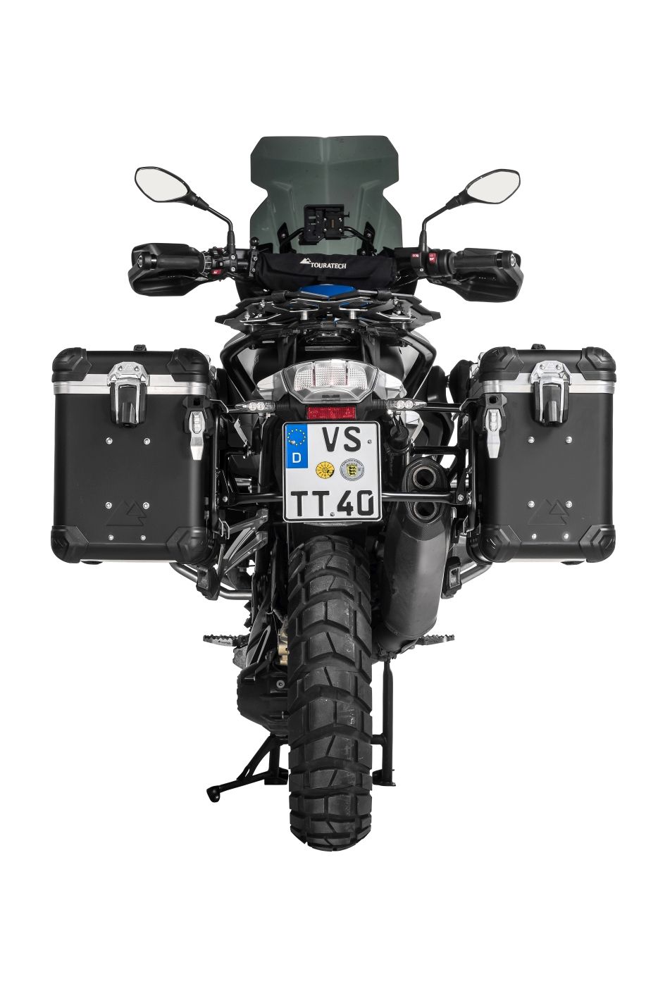 Motorcycle aluminium pannier system ZEGA Evo for BMW R1250GS/ R1250GS Adventure/ R1200GS (LC)/ R1200GS Adventure (LC)