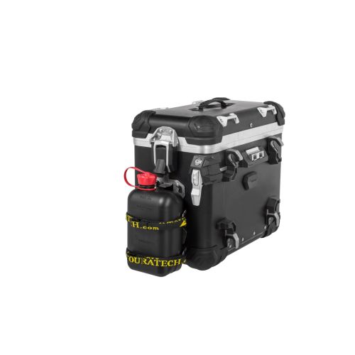 Touratech Accessory holder set, canister holder with jerrycan 2 litres for motorcycle panniers ZEGA Evo (01-050-3412-0)