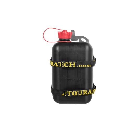 Touratech Accessory holder set, canister holder with jerrycan 2 litres for motorcycle panniers ZEGA Evo (01-050-3412-0)