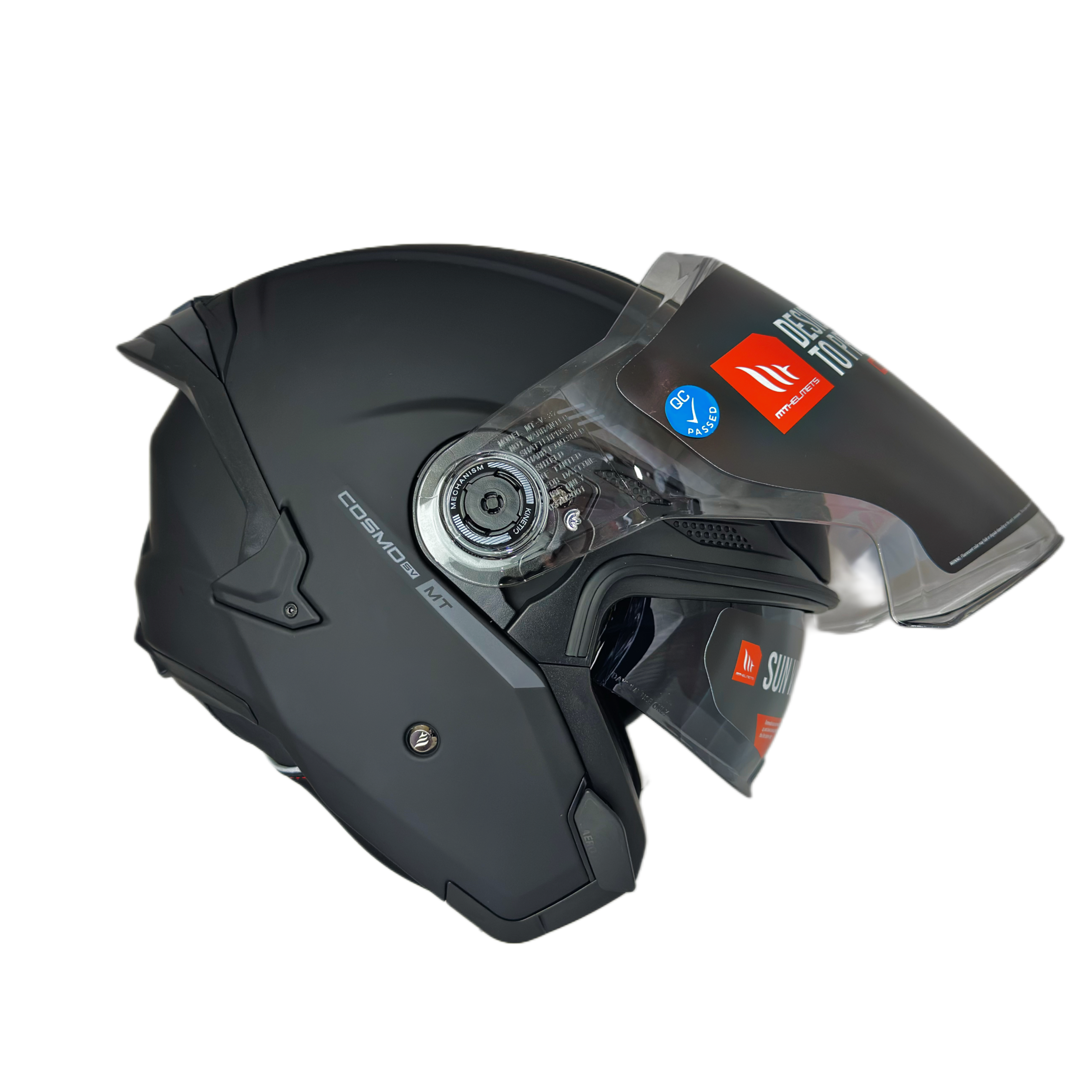 MT Helmets Cosmo SV Solid A1 Matt Black