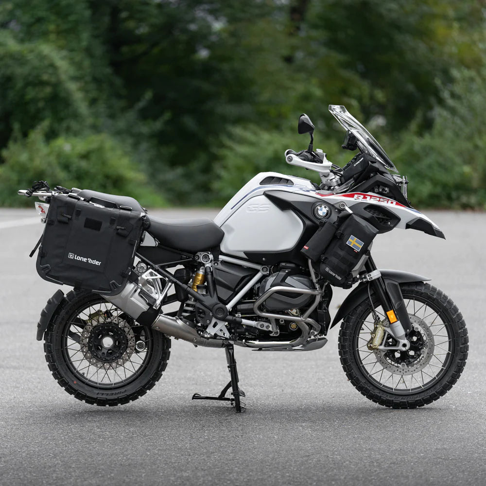 Long Rider Rackless Motorcycle Lone Rider Rackless MotoBags – Regina Specialties
