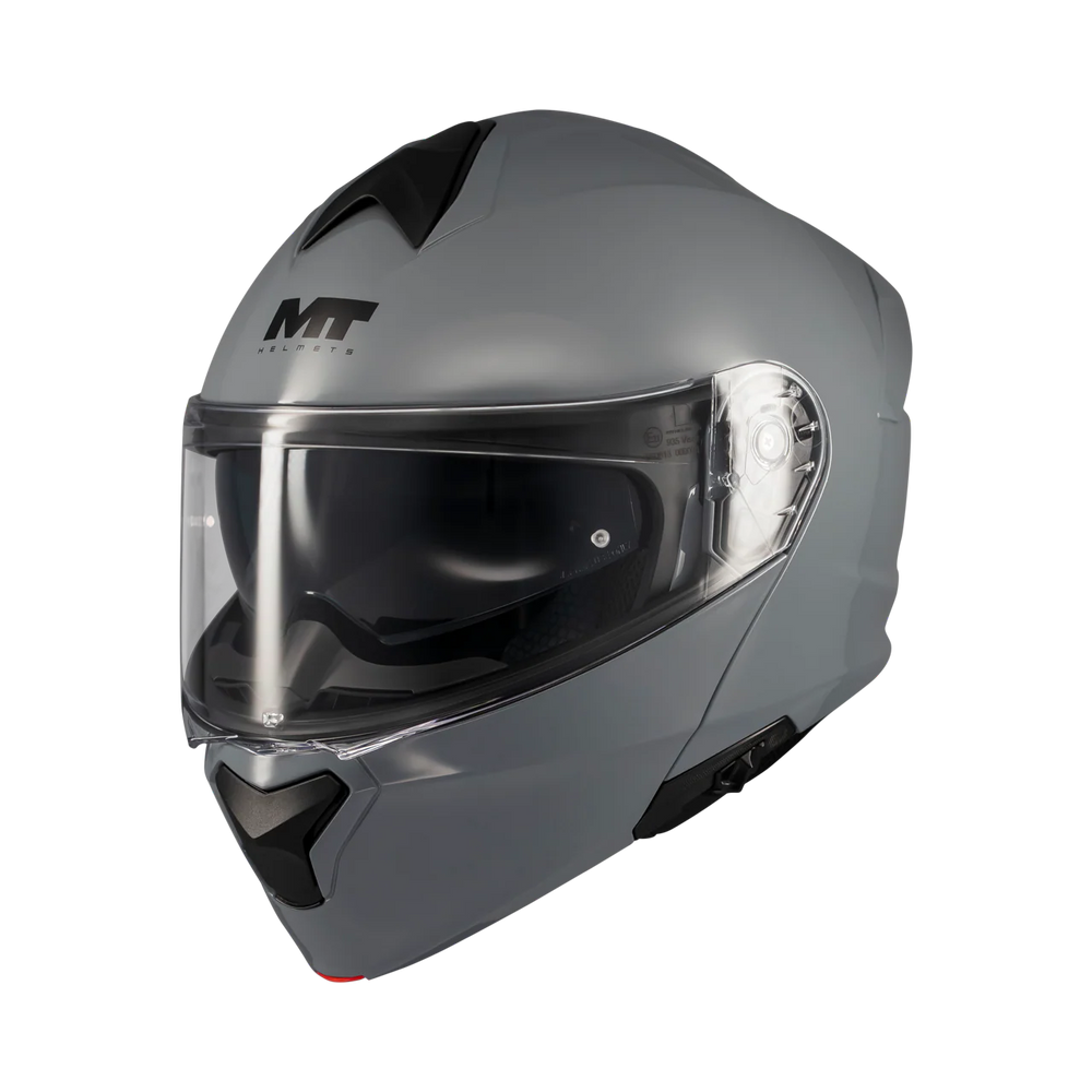MT Helmets GENESIS SV Modular Solid A12 Gloss Grey Helmet