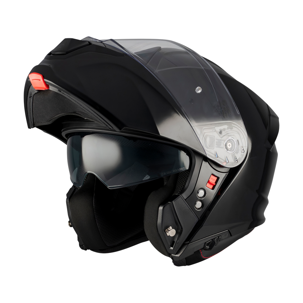 MT Helmets GENESIS R SV Modular Solid A1 Gloss Black Helmet (Model Upgrade)