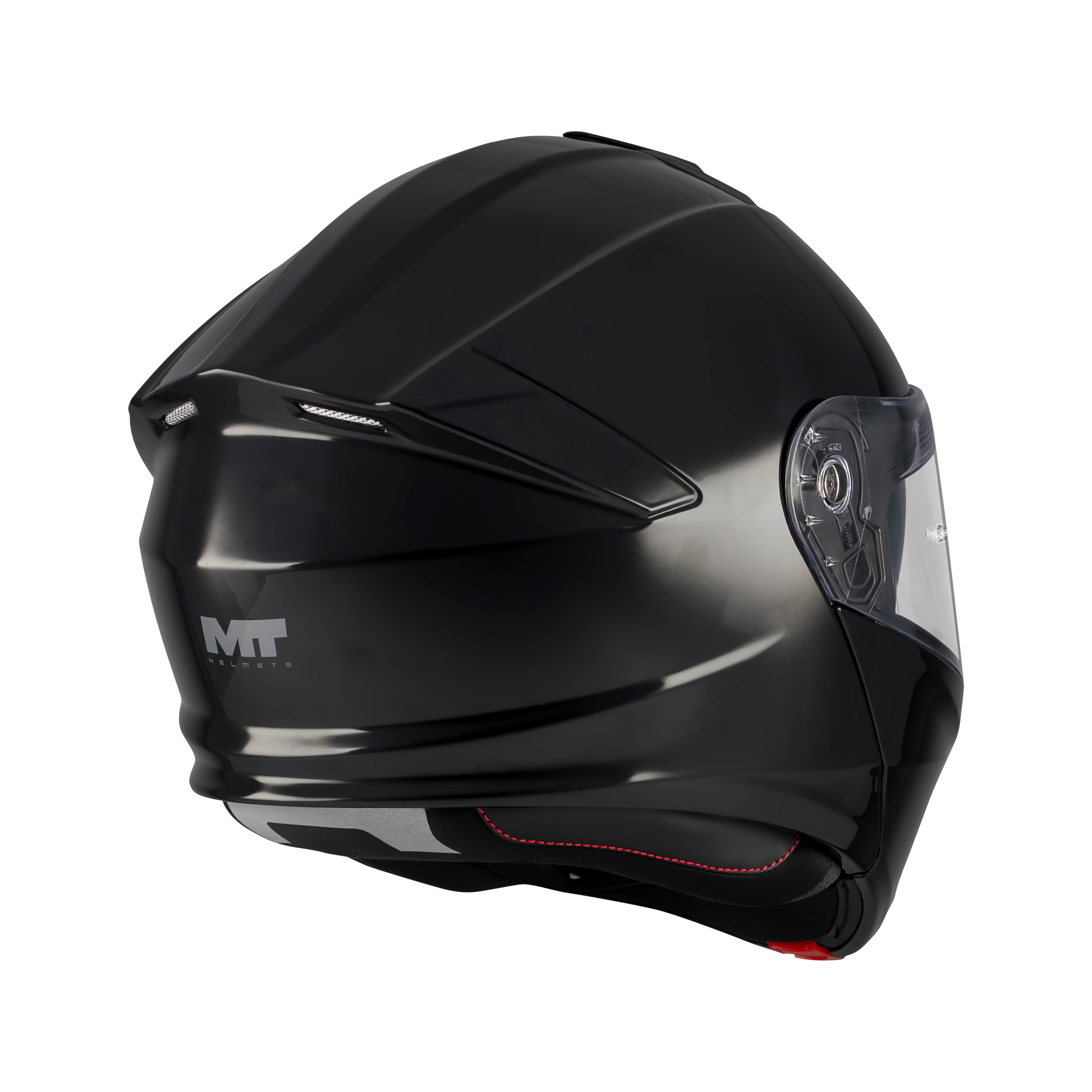 MT Helmets GENESIS R SV Modular Solid A1 Gloss Black Helmet (Model Upgrade)