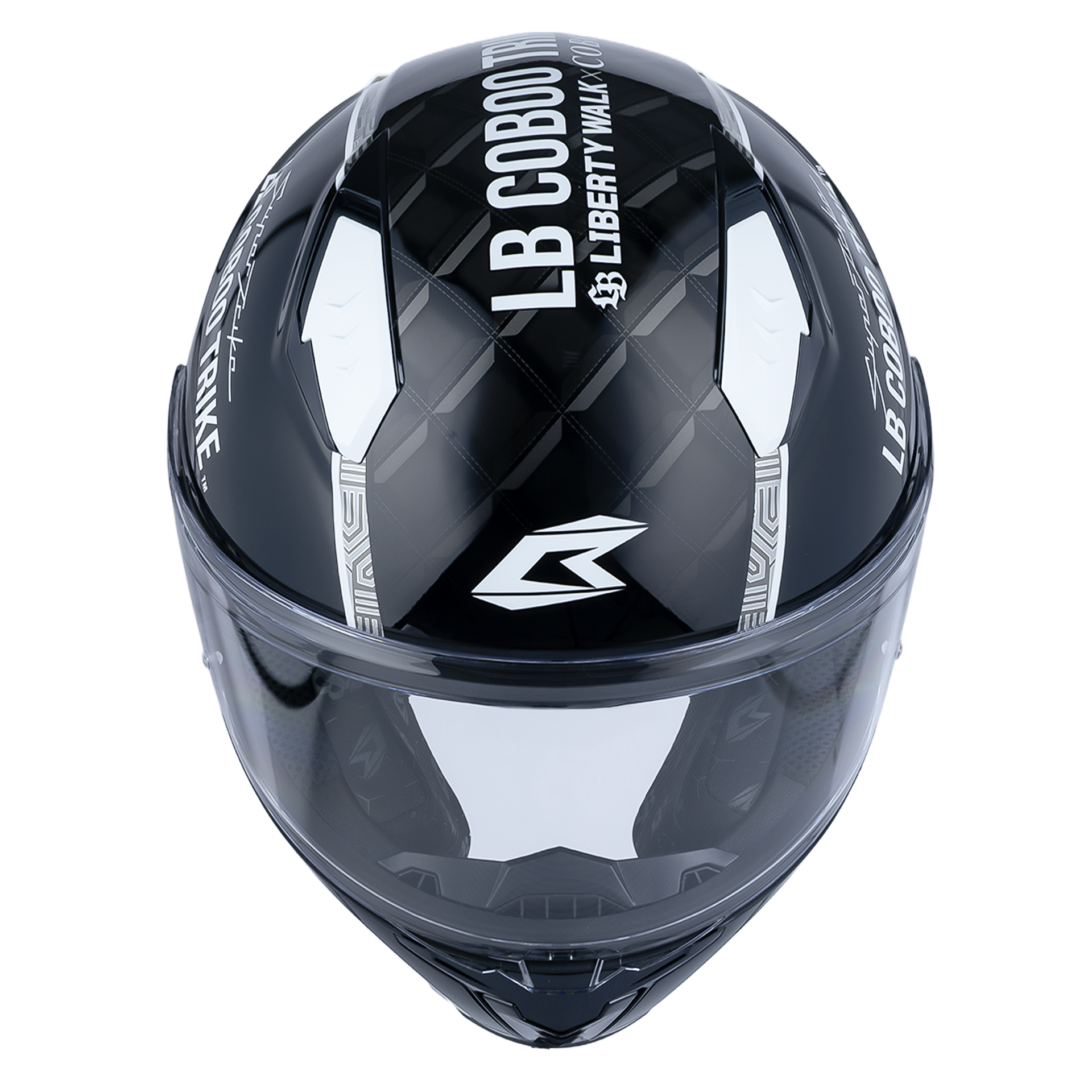 Bilmola Nex R x Liberty Walk - COBOO TRIKE Black/White Helmet LBWK
