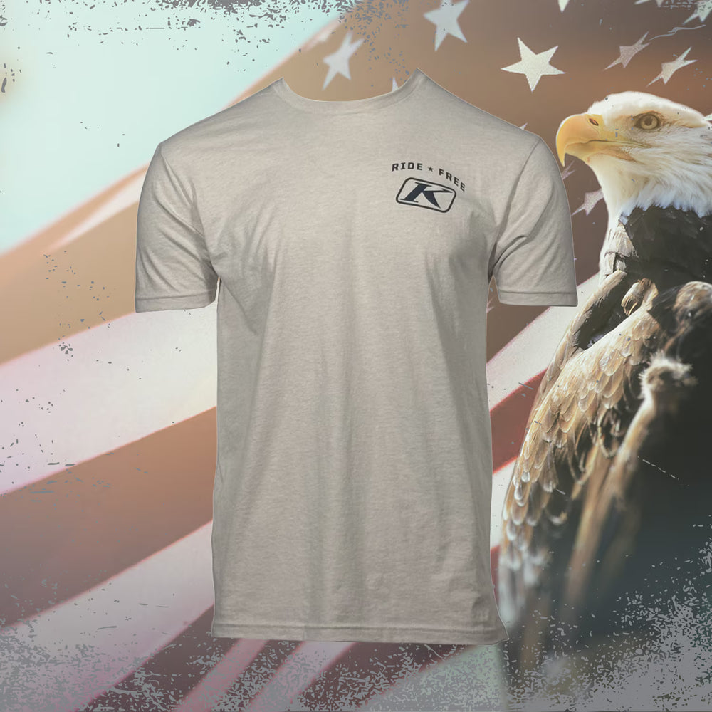 Klim Pursuit of Braaappiness Tee Heathered Gray - Dress Blues