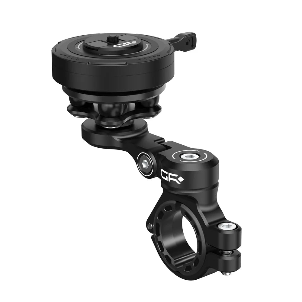 GRXPLORE GR-MT11 Motorcycle Handlebar Phone Mount, Aluminum Quick Release