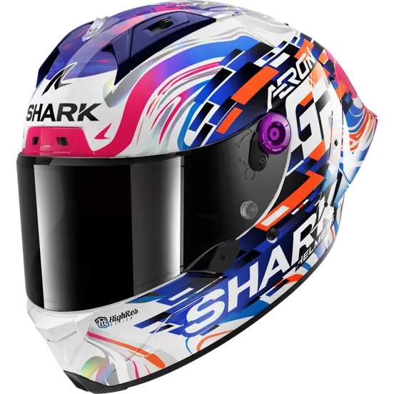 Shark Aeron GP Carbon Replica Zarco GP De France Helmet (DVB)