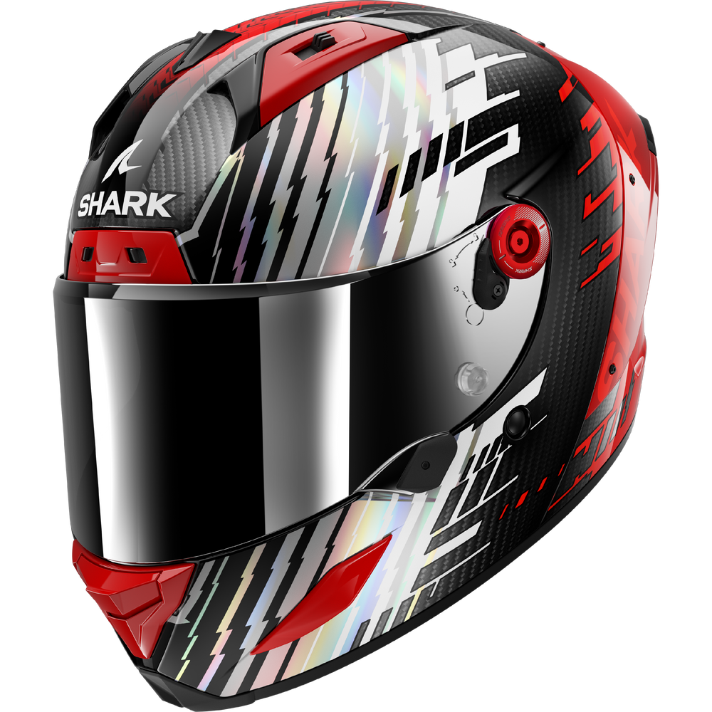 Shark Aeron Carbon Edgy Red Helmet (DRU)
