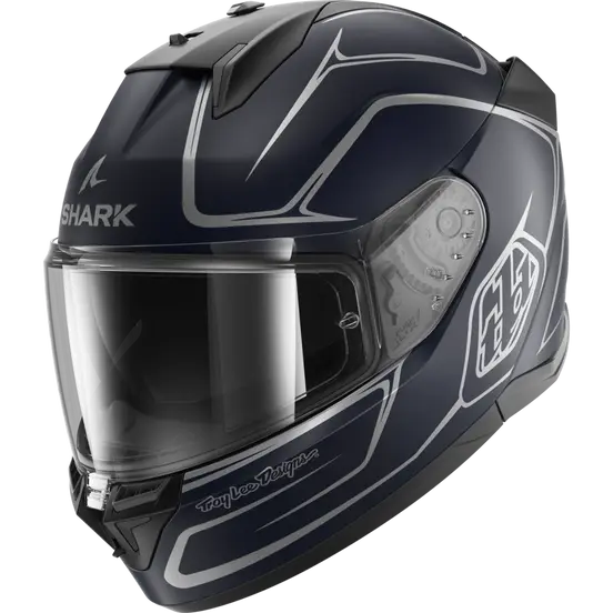 Shark x TLD D-Skwal 3 Drone Matt Black/Sliver Helmet (BSB)