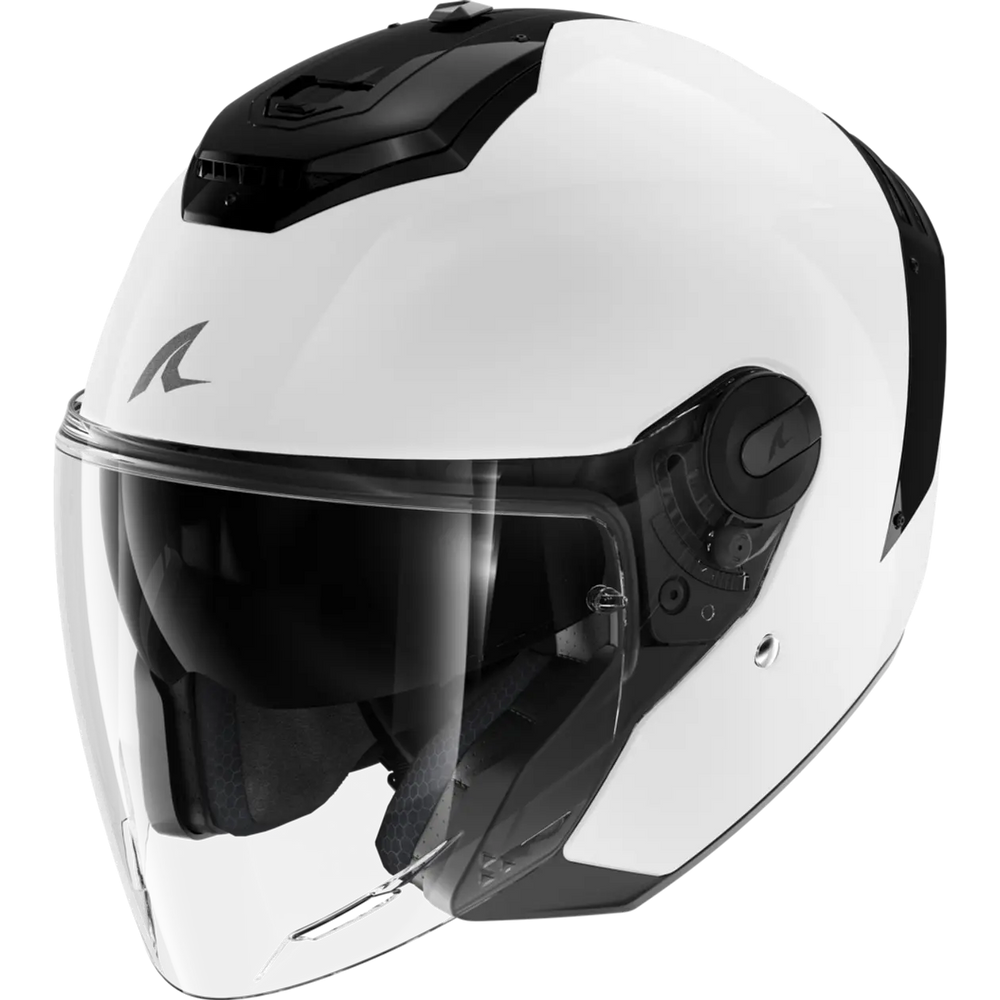 Shark RS Jet Gloss White Blank Helmet (WHU)