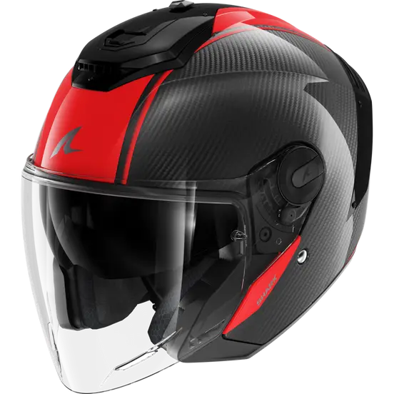 Shark RS Jet Carbon Skin Red Carbon Helmet (DRD)