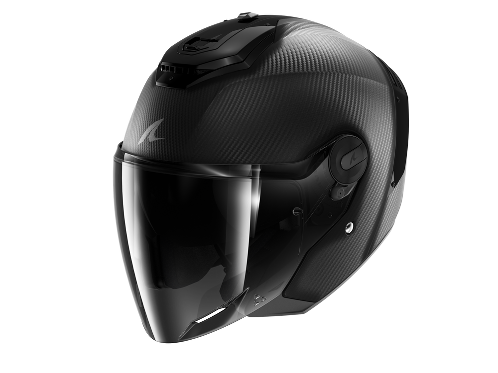 Shark RS Jet Full Carbon Black Mat Helmet (DMA)