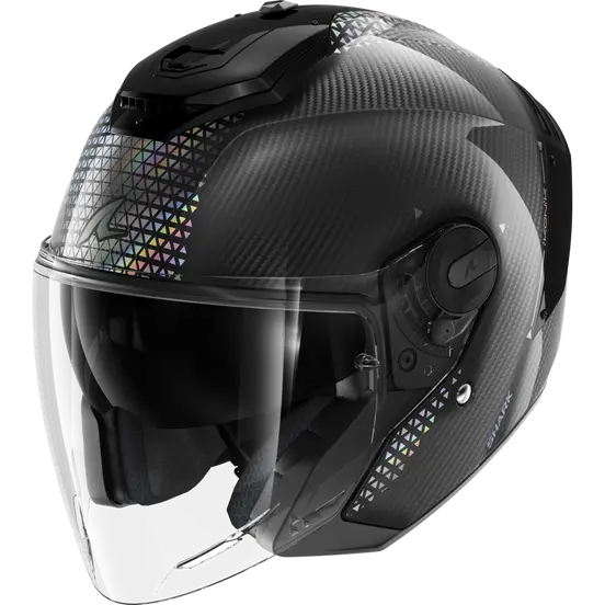 Shark RS Jet Carbon Ikonic Carbon Iridescent Carbon Helmet (DID)