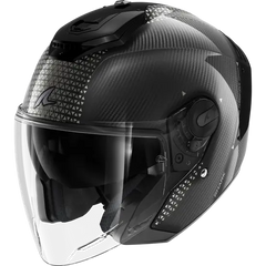 Shark RS Jet Carbon Ikonic Carbon Black Chrome Carbon Helmet (DKU)