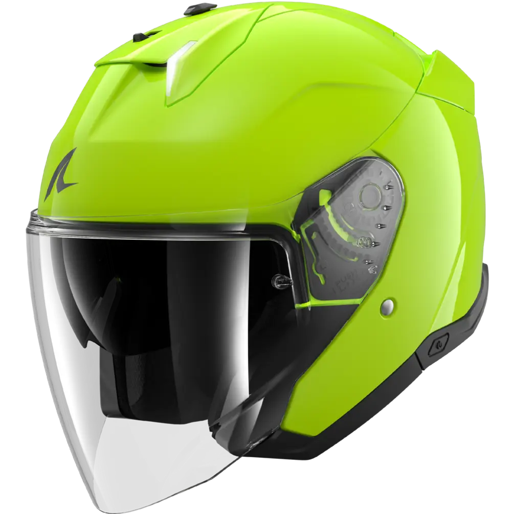 Shark Skwal i3 Jet Blank Toxic Green Glossy Helmet (G03)