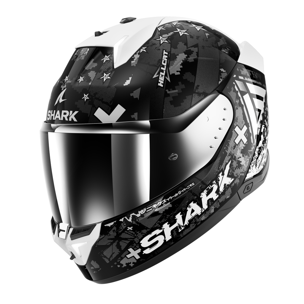 Shark Skwal i3 Hellcat Black Grey White Helmet (KUS) – Regina