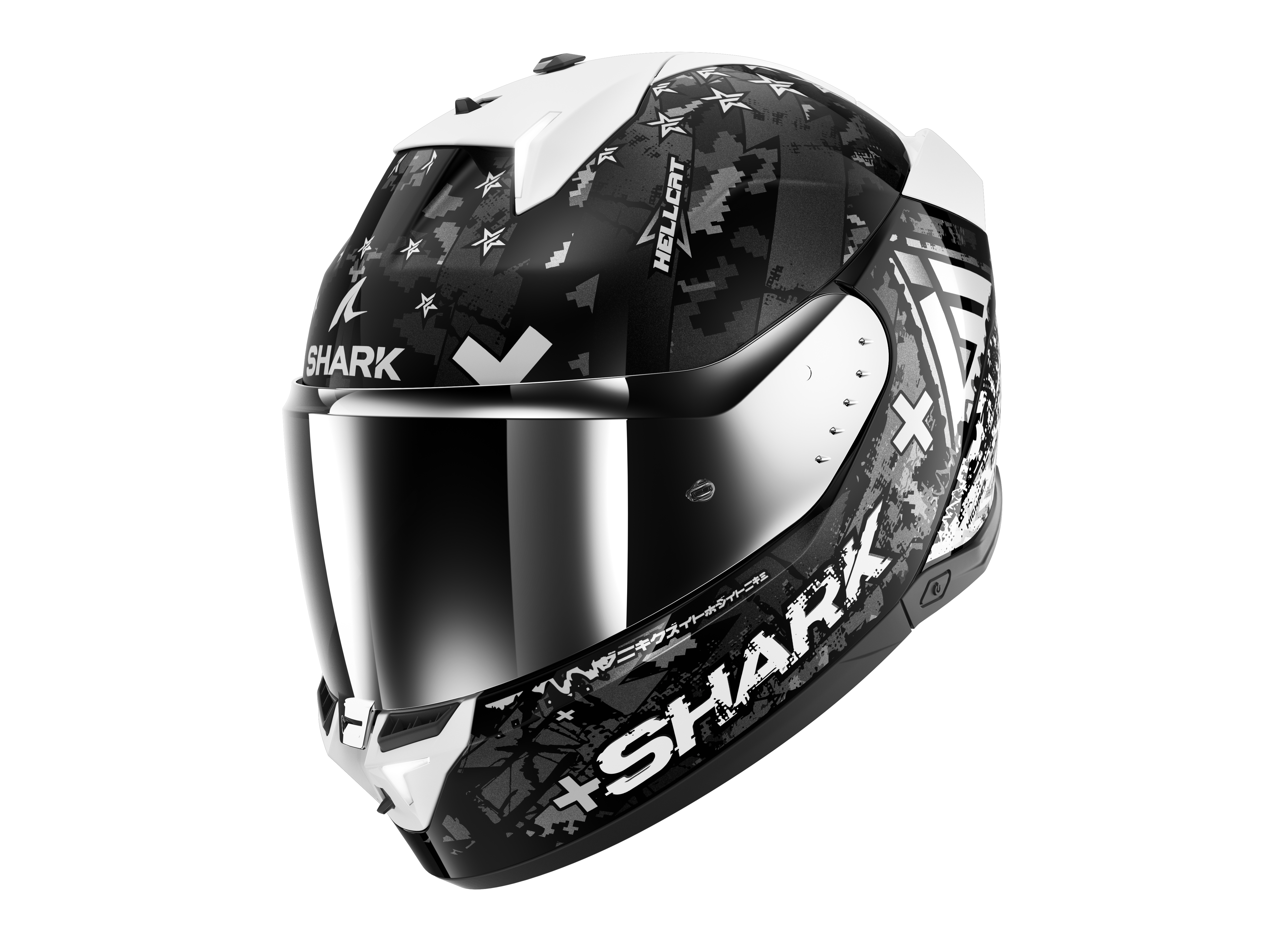 Shark Skwal i3 Hellcat Black / Grey / White Helmet (KUS)